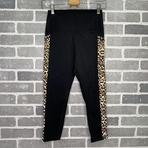 ZYIA Brilliant Leopard Pocket Black Legging Size‎ 6-8